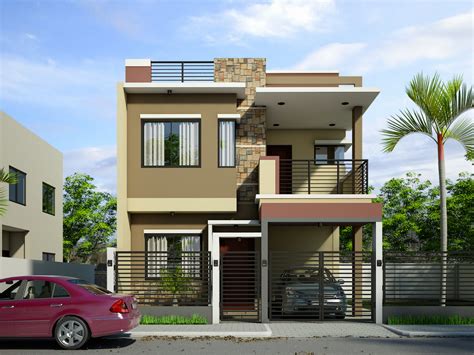 Find beautiful two story modern designs w/flat roof, open layout, photos & more! Two Floor Bungalow Designs - Zion Star