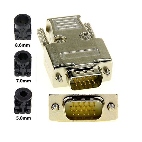 Db15 Cable Db 15 Pin Two Rows Connectors Male To Female Direct Connect