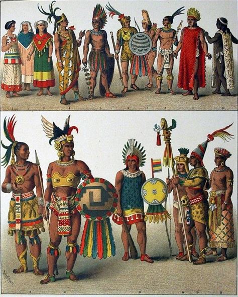 Vestimenta De Los Aztecas Mexicas