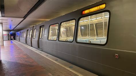 Wmata Metrorail Alstom 6000 Series 6180 On The Orange Line Youtube