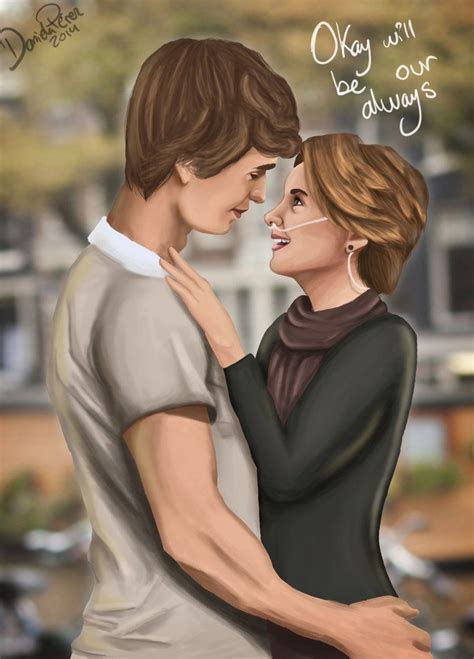 Augustus And Hazel By Danieh On Deviantart Fault In The Stars The