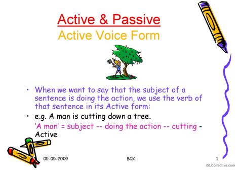 Active And Passive General Gramma English Esl Powerpoints