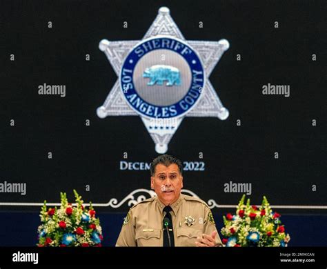 New Los Angeles County Sheriff Robert Luna Speaks After Being Sworn In As The 34th Los Angeles