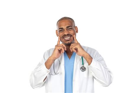 Premium Photo African Doctor Isolated