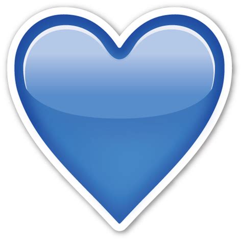 Blue Heart Emojis Corazones Uñas Azules Y Corazones Azules