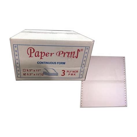 Jual Continuous Form Full 3 Ply Paper Print 9 1 2 X 11 95x11 Di Lapak