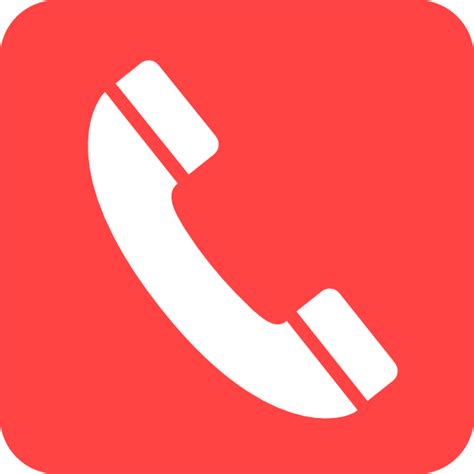 Call Icon Png Red