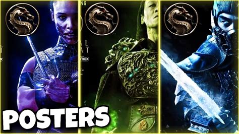 Mortal Kombat Movie 2021 Posters Reveal Costumes Trailer Date