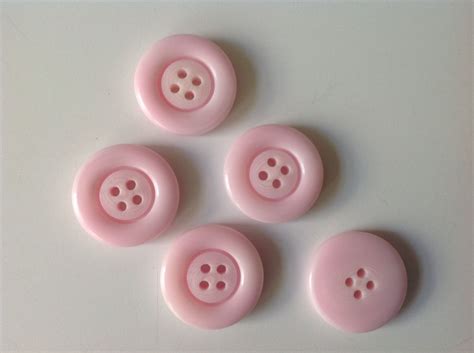 Buttons 1 Soft Pink 5 Buttons By Mywaycrochet On Etsy With Images