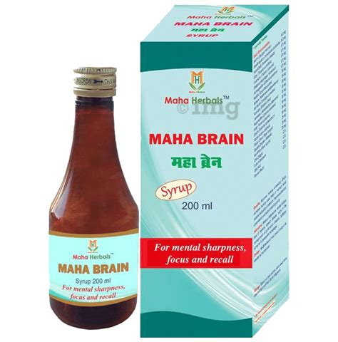Maha Herbals Maha Brain Syrup Buy Bottle Of 2000 Ml Syrup At Best