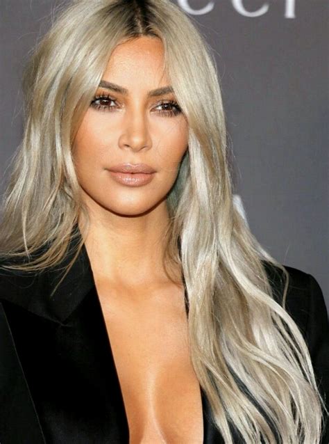 Pinterest Deborahpraha Kim Kardashian Platinum Blonde Hair