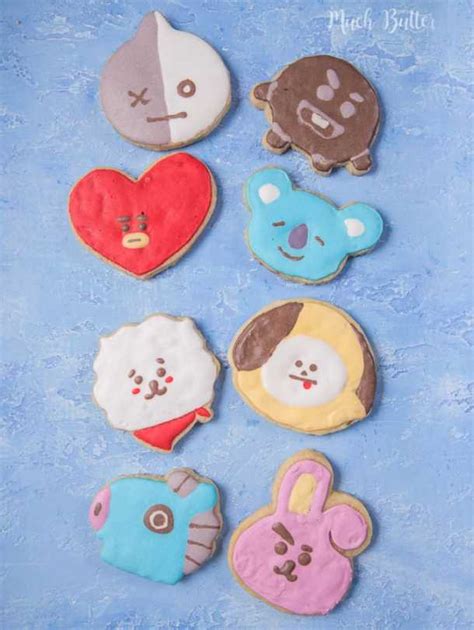 Discover more posts about bts butter. BTS BT21 Sugar Cookies Recipe - BTS's Character - Much Butter