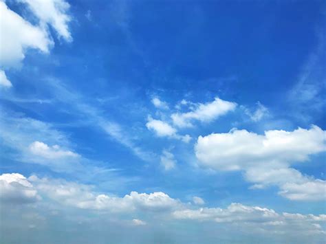 Blue Sky With Cloud On The Winter Sunny Day Of Thailand Sskevinjet