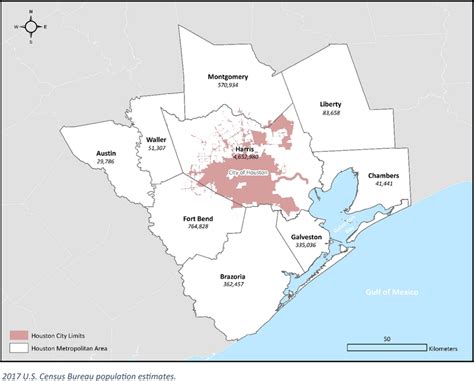 Houston On Map Of Texas Map