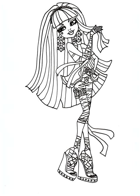 Select from 35870 printable coloring pages of cartoons, animals, nature, bible and many more. Free Printable Monster High Coloring Pages: Cleo De Nile ...