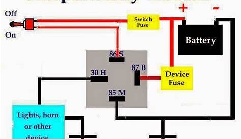 Hyderabad Institute of Electrical Engineers: Simple relay diagram