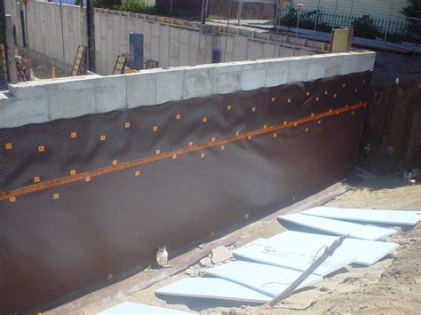 Delta® Ms Is A Highly Effective Waterproofing Membrane On Masonry And