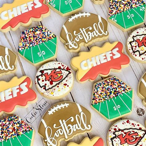 Kc Chiefs Cookies Happy Super Bowl Sunday Cookies Cookie Decorating