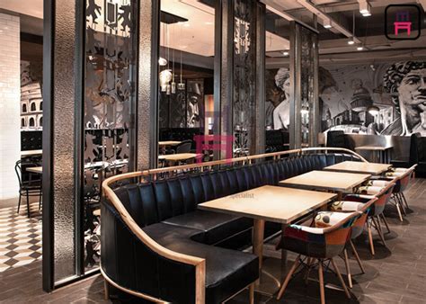 Solid Wood L Shaped Diner Booth , French Style Luxury Banquette Bench