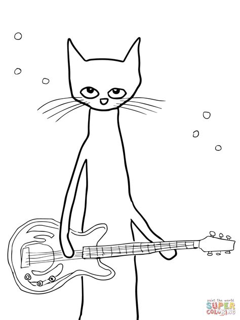 Pete the Cat Christmas Coloring Page | Thousand of the Best printable