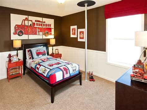Little boy brother play on the bed wearing pajamas. Cute boy room idea!! | Home, Boy toddler bedroom, Bedroom ...