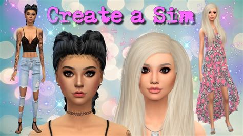 Sims 4 Create A Sim Girly Girl Mylifebxe