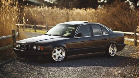 Bmw E34 At Racing Track