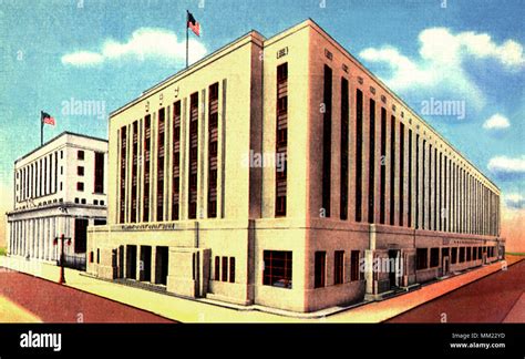 Court House And Post Office Philadelphia 1940 Stock Photo Alamy