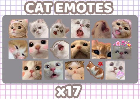 Cats Memes Twitch And Discord Emotes Kawaii Cat Emotes Cute Chibi Cats