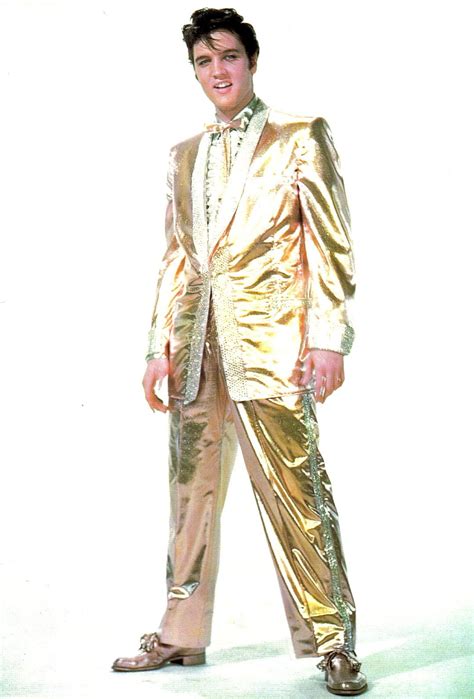 That Iconic Picture Of Elvis In His Famous Gold Suit Was Used For The Cover Of The Golden Record