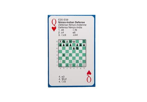 Chess Openings Playing Cards