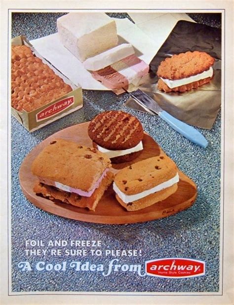 Archway home style cookies, chocolate chip ice box. We found a vintage Archway Cookies advertisement! http ...