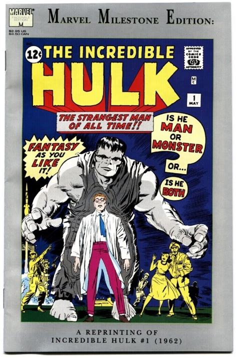 Marvel Milestone Edition Incredible Hulk 1 First Issue 1992 Comic