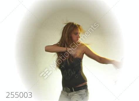 Beautiful Sexy Blonde Dancing 2 Stock Video Footage 255003