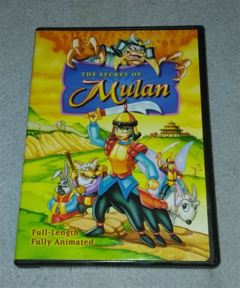 The Secret Of Mulan Dvd Rare Opp 84296405237 Ebay