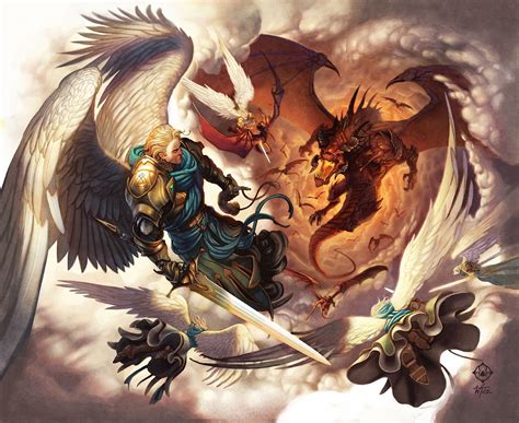 War In Heaven Battle Warrior Dragon Wallpaper 1920x1571 133760