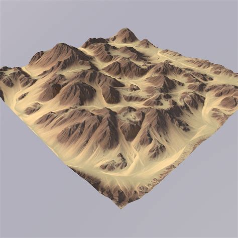 Lowpoly Terrain MTH056 3D model | CGTrader