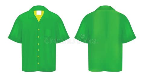 Green Polo Shirt Stock Vector Illustration Of Polo Cotton 69355624