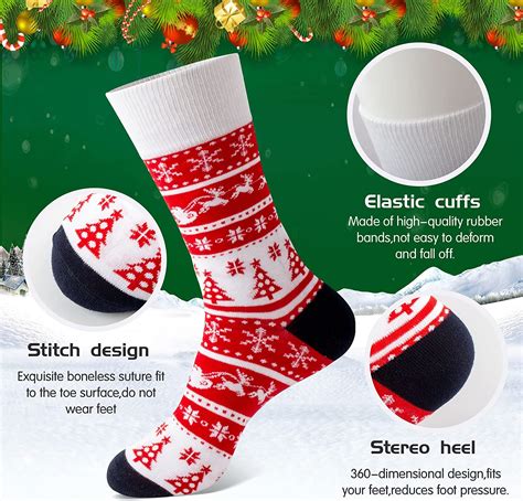 Tenysaf Fun Christmas Socks For Men Funny Xmas Ts For Men And