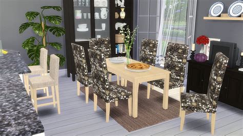 Sims 4 Ccs The Best Ikea Dining Room Furniture By Corporation