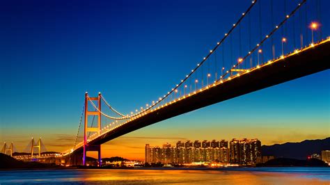 Golden Gate Bridge Night San Francisco Wallpapers Hd Wallpapers Id