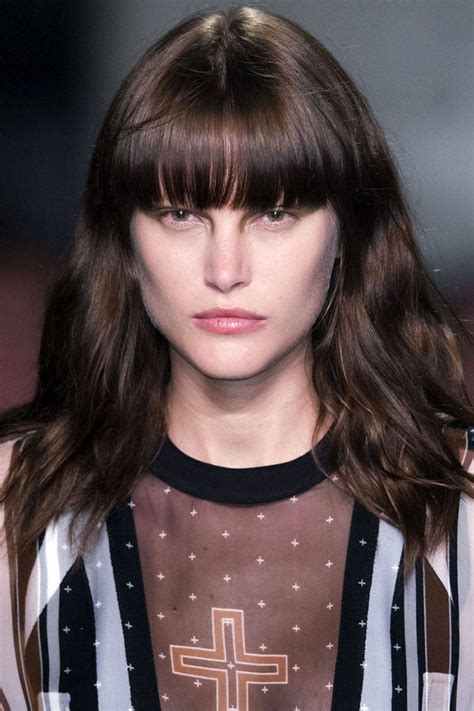 Bangs From The Spring Runways How To Wear Bangs From The Spring Runways
