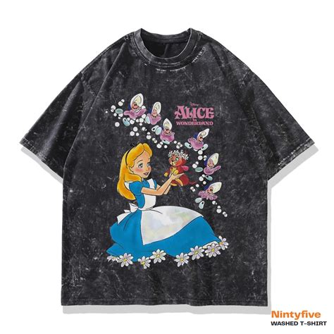 Jual Kaos Oversize Alice In Wonderland Disney Washing Shopee Indonesia