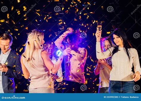 People Dance At Party Stock Image Image Of Lens Celebrate 233992385