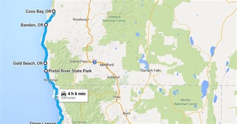 Map Of California Oregon Border World Map
