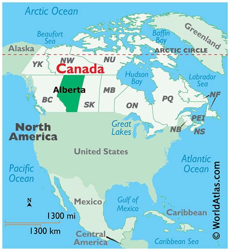 Alberta Maps Facts World Atlas