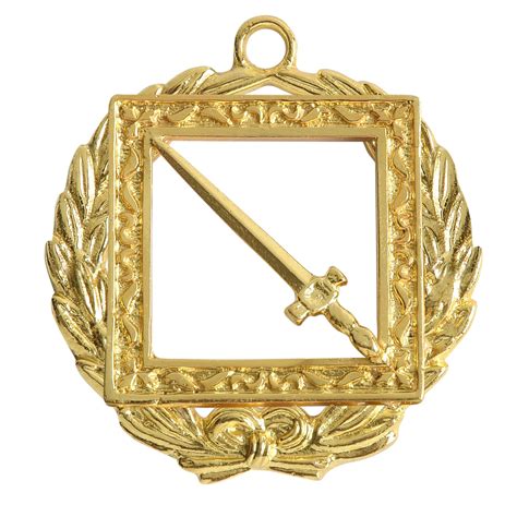 Grand Sentinel Knights Templar Commandery Officer Collar Jewel Gold