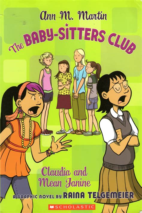Baby Sitters Club Books Author Claudia And Mean Janine Baby Sitters