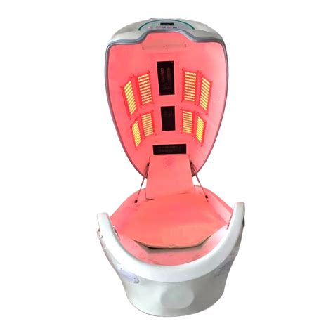 Far Infrared Ozone Sauna Spa Capsule Led Light Therapy Bed For Full