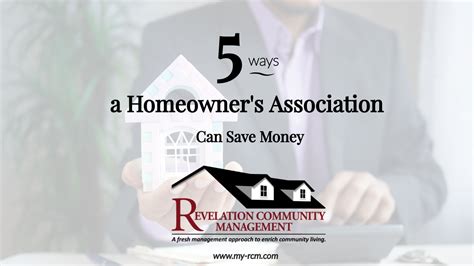 5 Effective Ways A Homeowners Association Can Save Money